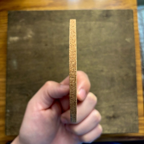 Powerpuff Girls Blossom Laser Engraved Painter Cork Coaster - Picture 5 of 5